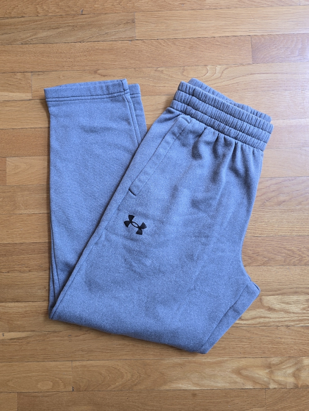 Under Armour Men’s Fleece Sweatpants Gray Joggers Size Large